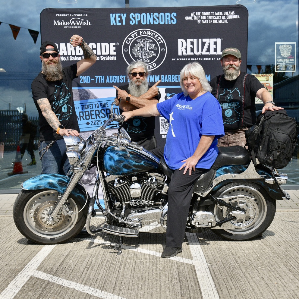 barbersride 2025 bikes barbering big hearted giving smashes fundraising target